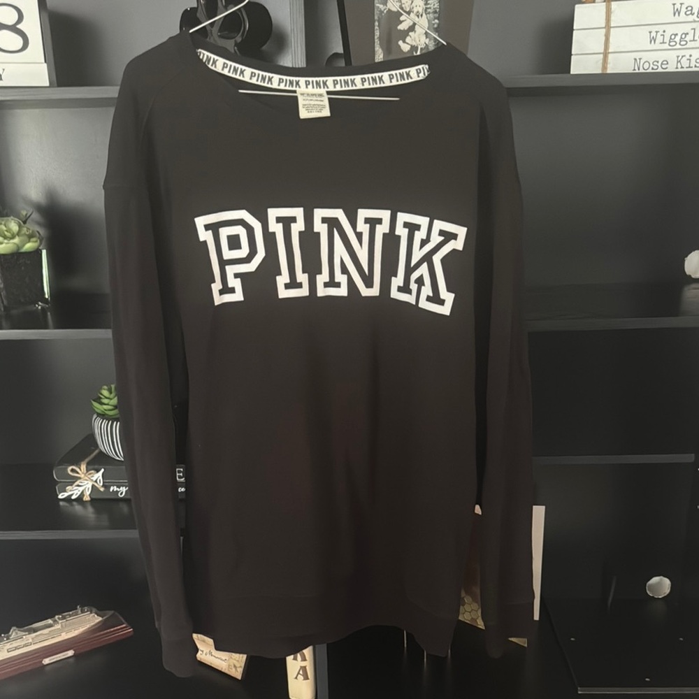 Victoria's Secret Black PINK Logo Top